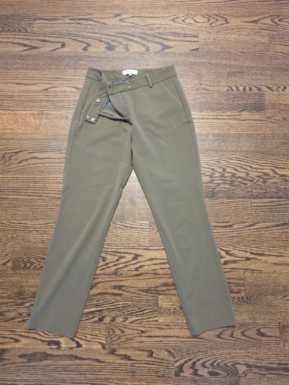 Reiss women’s Olive Green Tailored Dress Pants